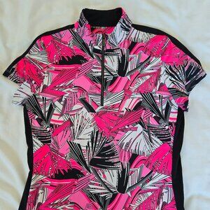 TAIL Short Sleeve 1/4 Zip Golf Shirt Size M